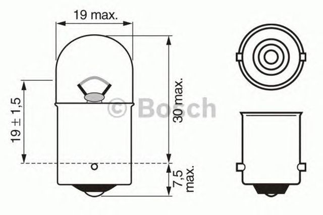 Лампа 1987302204 BOSCH