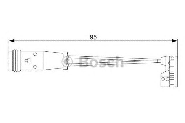 Датчик зносу гальмівних колодок, передній правий 1987473006 BOSCH