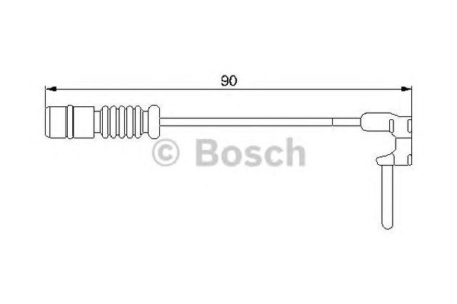 Датчик зносу гальмівних колодок 1987474901 BOSCH