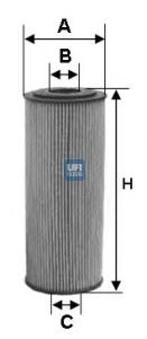 Маслофільтр 2509400 UFI