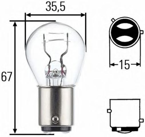 Лампи 8GD004772121 HELLA