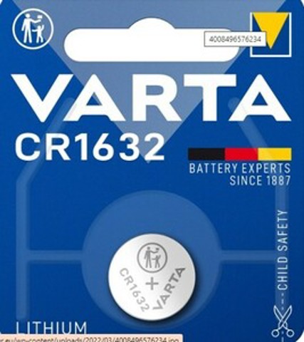 Батарейка брелока CR1632 VARTA