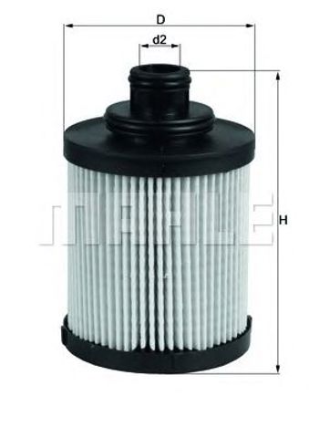 Фільтр масляний ДВЗ OX418D MAHLE