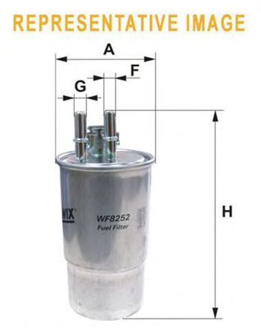 Фільтр тонкого очищення палива WF8326 WIX