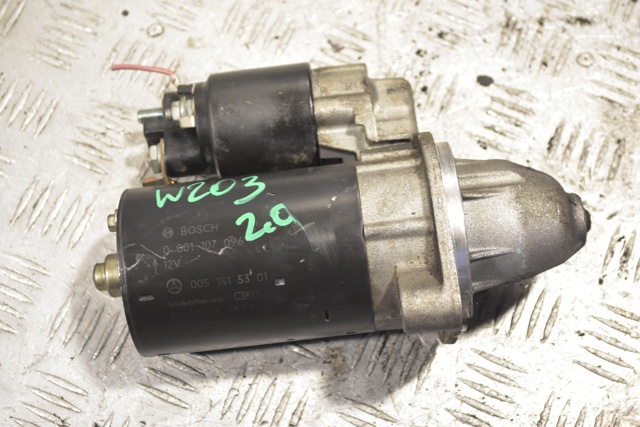 Стартер mercedes c-class 2.0 16v (w203) 2000-2007 0001107096 215110, гарантия: на установку и проверку 14 дней.