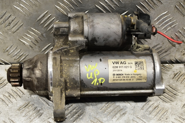 Стартер vw up 1.0 12v 2011 02m911021g 291569, гарантия: на установку и проверку 14 дней.