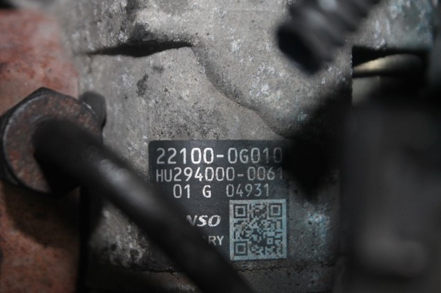 Система харчування двигуна 221000G010 TOYOTA