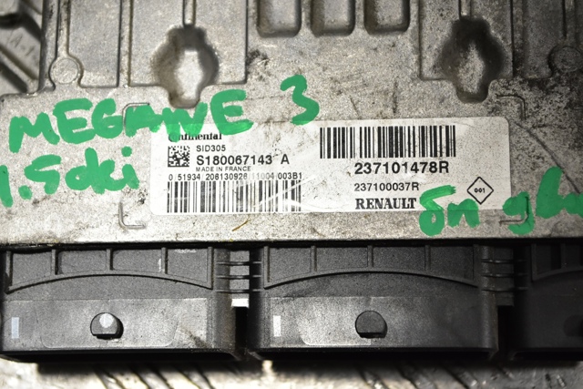 Блок двигуна 237101478R RENAULT