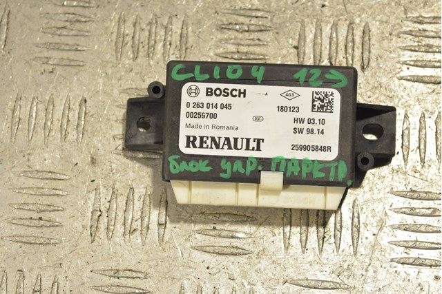 Модуль (блок ЕБУ) управління парктроніком 259905848R RENAULT