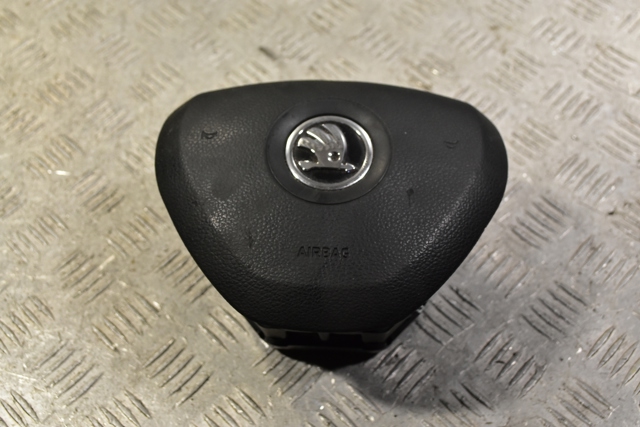 Подушка безопасности руль airbag 10- skoda 5E0880201