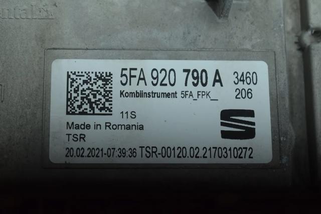 Панель приладів 5FA920790A VAG