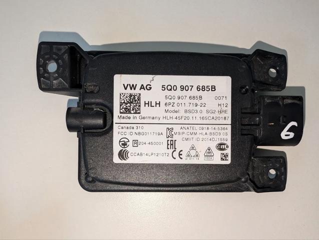Датчик контролю мертвої зони, задній 5Q0907686B VAG