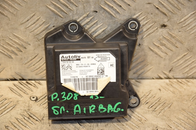 Блок управління airbag 9807568180 PEUGEOT