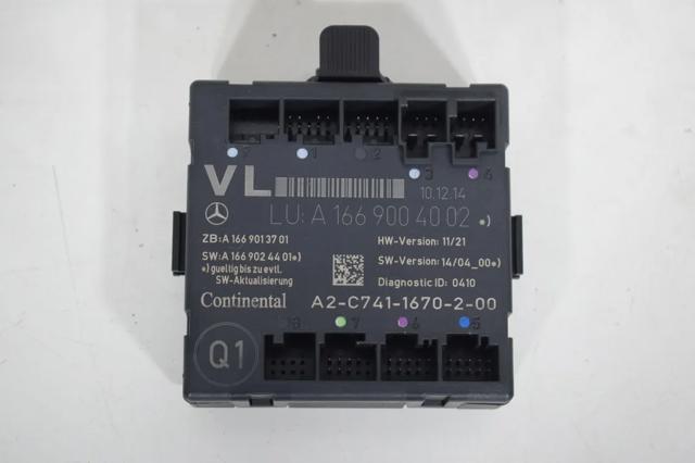 Блок комфорту передніх дверей A1669004002 MERCEDES