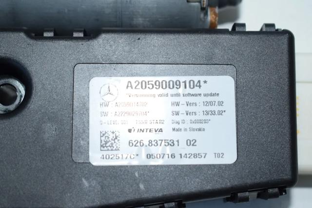 Двигун приводу люка A2059009104 MERCEDES