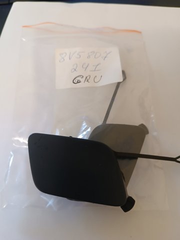 Заглушка бампера буксирувального гака, передня 8V5807241GRU VAG