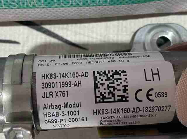 Подушка безпеки, бічна, ліва, AIRBAG T4A18149 JAGUAR
