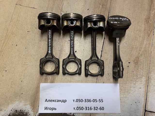 Поршень з пальцем без кілець, STD 13010RNAA00 HONDA