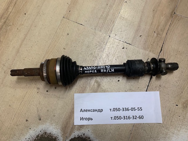 Піввісь передня, права 4347009V10 TOYOTA