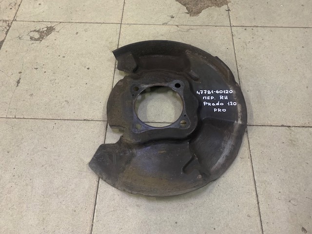 Захист гальмівного диска, переднього, правого 4778160120 TOYOTA