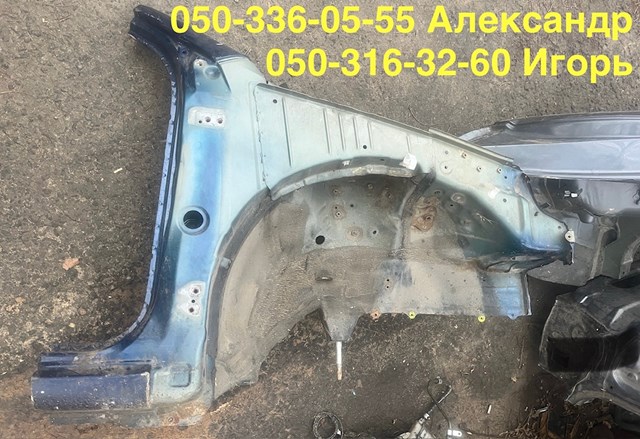 Панель бризковика (лонжерону) моторного відсіку, права 5370102090 TOYOTA