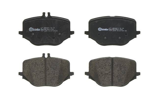 Колодки гальмові задні, дискові P50170 BREMBO