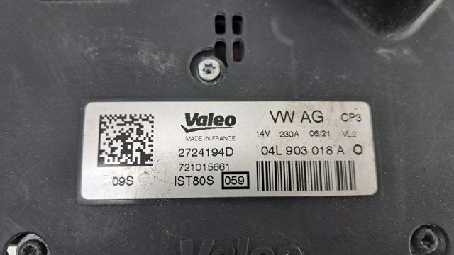 Генератор 04L903018A VAG