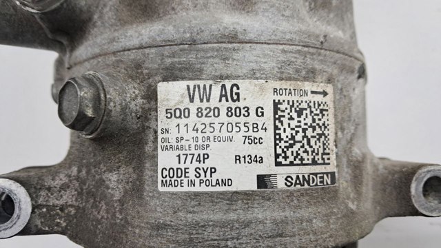 Компресор холодоагенту 5Q0820803G VAG