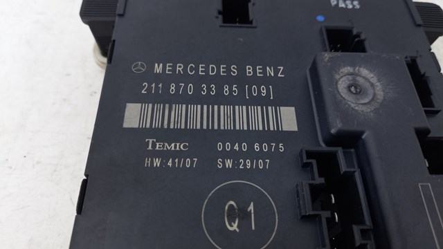 Блок комфорту A2118703485 MERCEDES