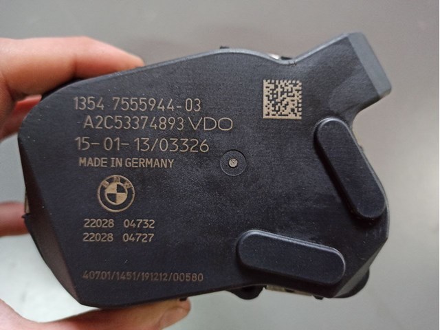 Блок дросельної заслінки 13547555944 BMW