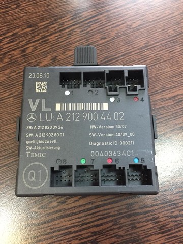 Блок комфорту передніх дверей A2129004402 MERCEDES