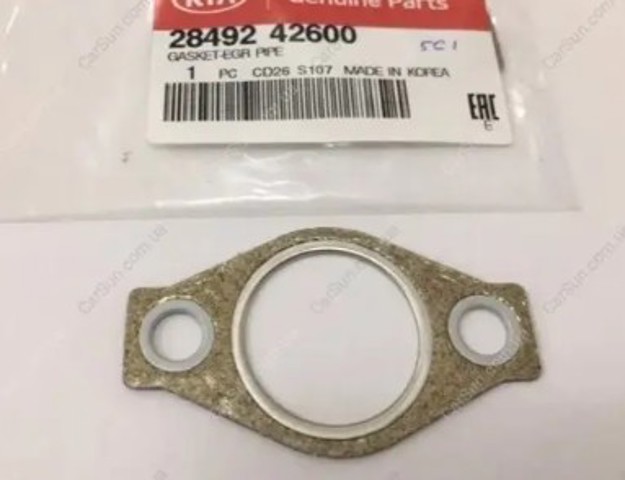 Прокладка EGR-клапана рециркуляції 2849242600 HYUNDAI