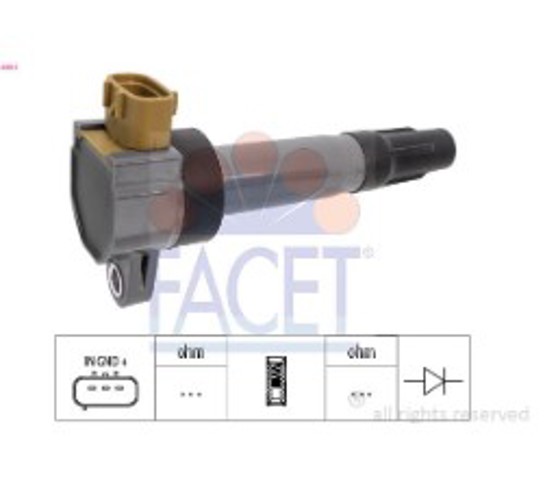 Котушка запалювання 96453 FACET