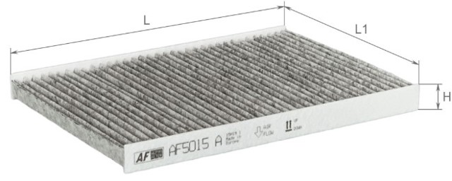 Повітряний фільтр салону AF5015A ALPHA FILTER