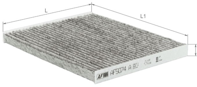 Фільтр салону AF5074A ALPHA FILTER