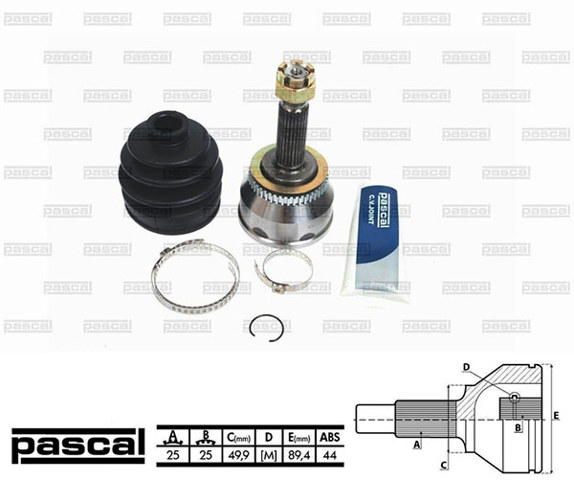 ШРУС зовнішній G10539PC PASCAL