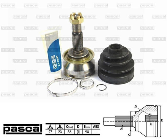 ШРУС зовнішній G11005PC PASCAL
