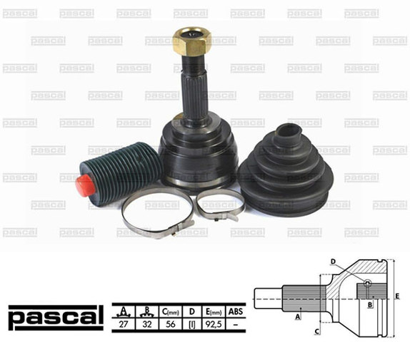 ШРУС зовнішній G11026PC PASCAL