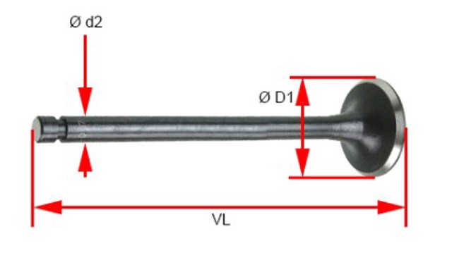 Клапана і штовхачі MA410 ROCKY