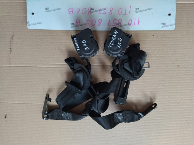 Пасок безпеки задній лівий 1T0857805B VAG