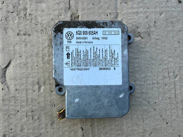 Модуль-процесор управління подушки безпеки 6Q0909605AH VAG