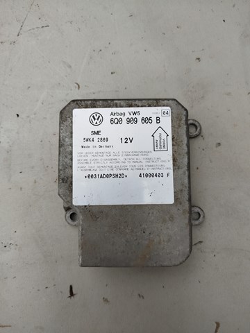 Модуль-процесор управління подушки безпеки 6Q0909605B VAG