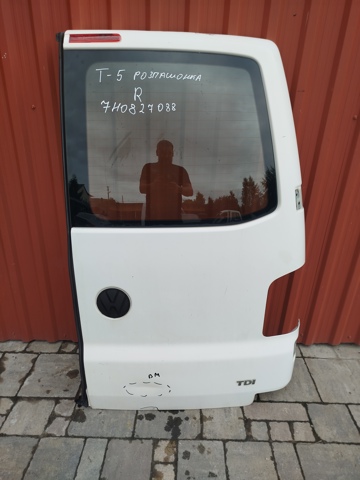 Двері фургона задні, розпашні, праві 7H0827092AP VAG