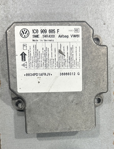 Модуль-процесор управління подушки безпеки 1C0909605F VAG