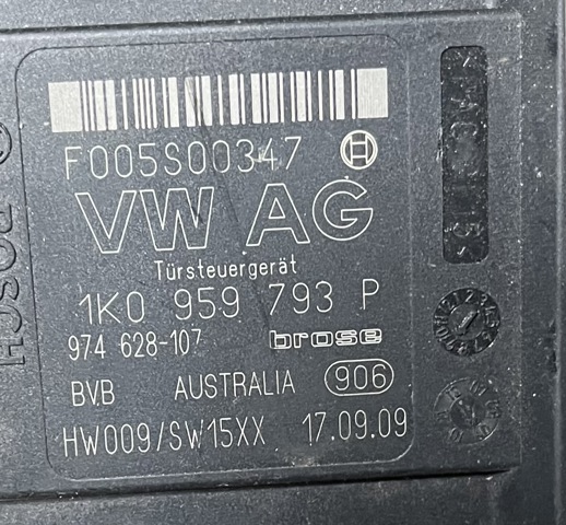 Блок управління комфорту 1K0959793P VAG