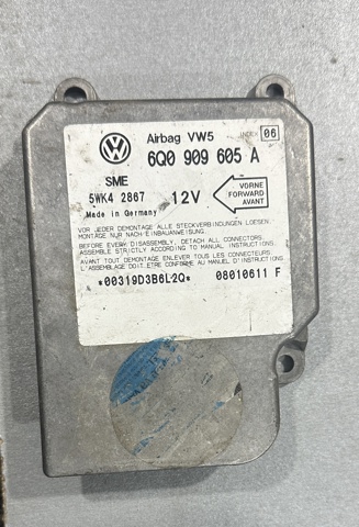 Модуль-процесор управління подушки безпеки 6Q0909605A VAG