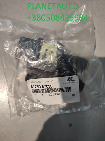 Замок і ручка дверей задка 81230A7030 HYUNDAI