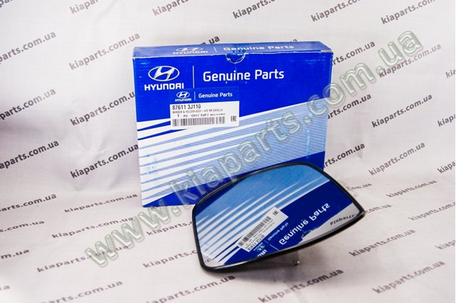 Скло дзеркала заднього виду, лівого 876113J110 HYUNDAI