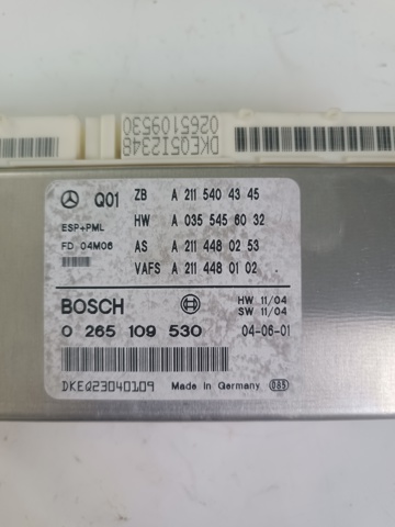 Блок керування ESP A2115404345 MERCEDES
