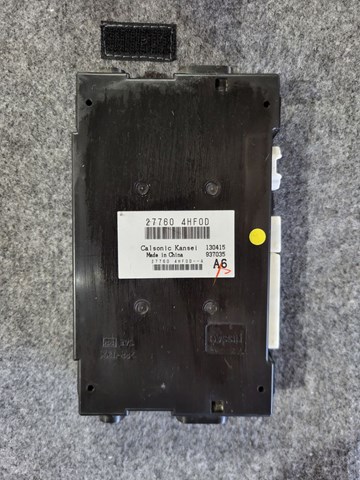 Регулятор вентилятора обігрівача 277604HF0D NISSAN